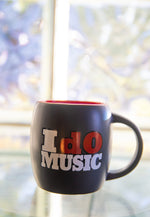 I dO MUSIC Mug (20 0z.) Black & Red