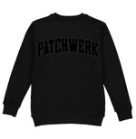 Patchwerk Premium Embroidered Sweatshirt (Black On Black)
