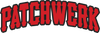 Patchwerk Premium Embroidered Sweatshirts (Red on Black)